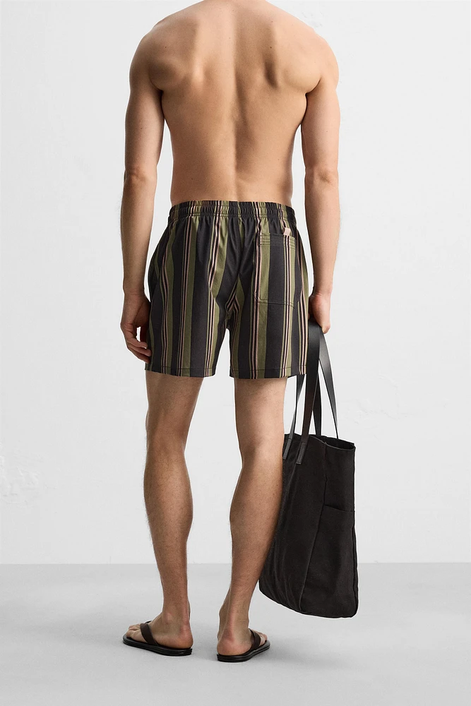 STRIPED REGULAR SWIMSUIT