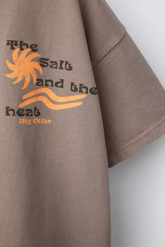 SURF PRINTED GARMENT DYE T-SHIRT