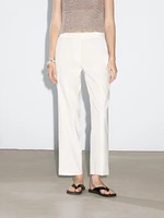 Pantalon stretch lin