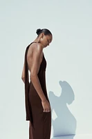 ROBE LONGUE DOS NU COL MONTANT