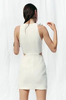 ROBE COURTE AJOURÉE