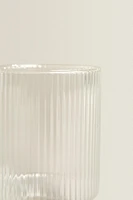 VERRE EN BOROSILICATE LIGNES EN RELIEF
