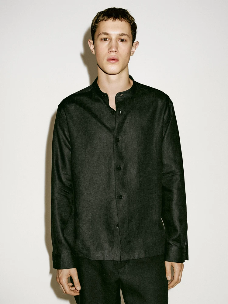 Chemise regular fit en lin - Limited Edition