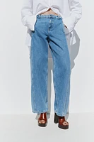 Z1975 HIGH RISE STRAIGHT FRONT SEAM JEANS