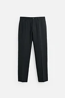 HEMP WOOL SUIT PANTS