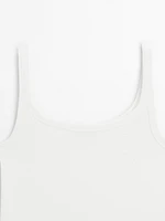 Cotton blend tank top
