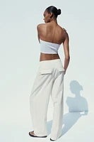 MULTI-PLEAT PANTS