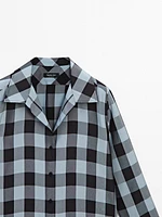 Flowing check shirt