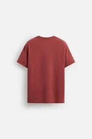 T-SHIRT DÉLAVÉ RELIEF