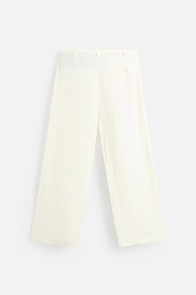 PANTALON 100 % LIN
