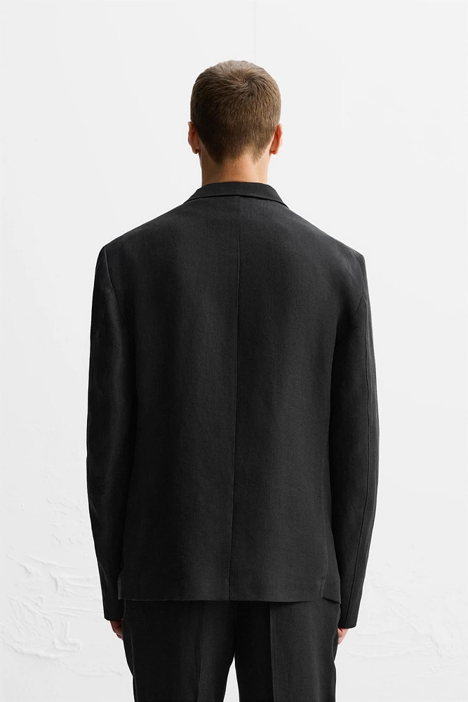 LIMITED EDITION 100% LINEN RELAXED FIT SUIT BLAZER