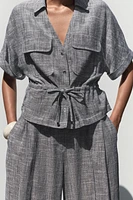 CHEMISE SAFARI AVEC LIN