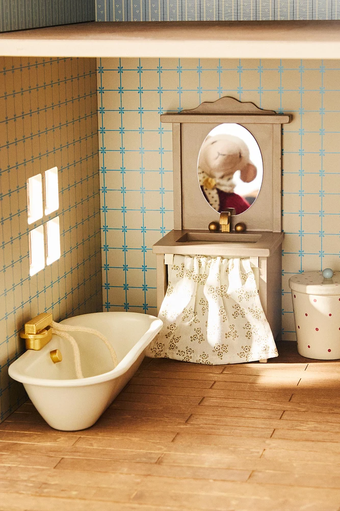 ENSEMBLE JOUETS POUR ENFANT SALLE DE BAIN MAISON DE POUPÉES