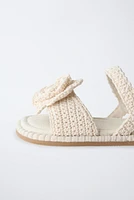 CROCHET FLOWER SANDALS