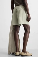 100% LINEN BERMUDA SHORTS