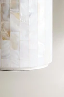 MOTHER-OF-PEARL-EFFECT SOAP DISPENSER