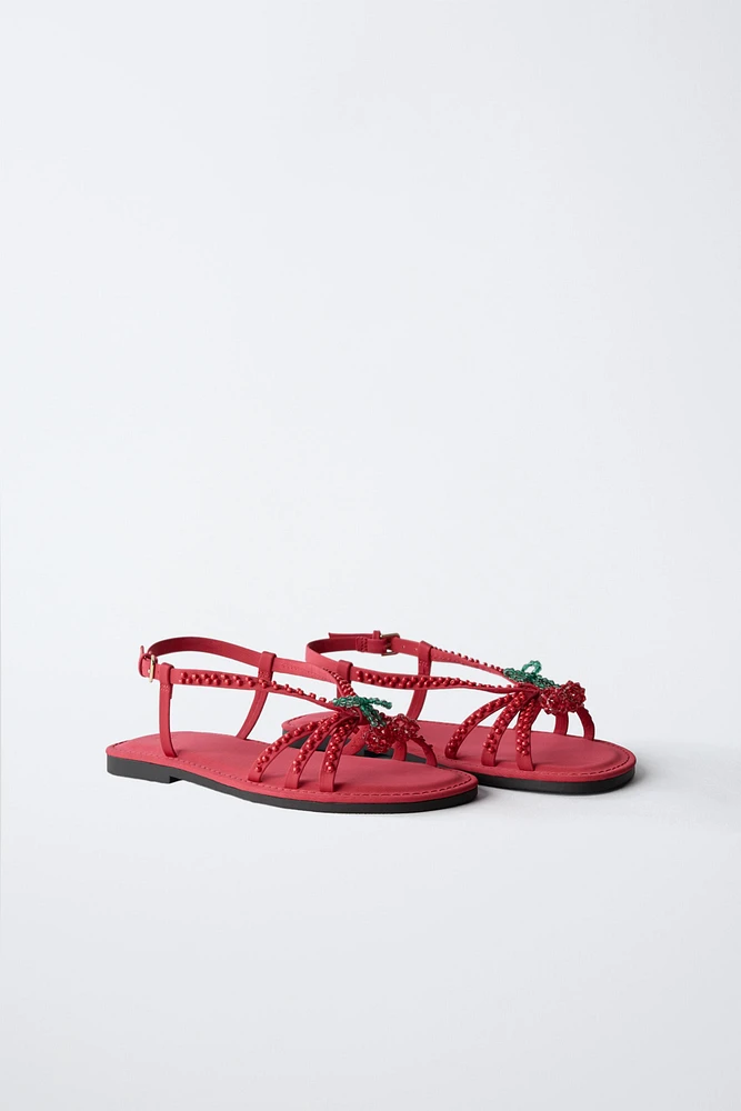 SANDALES CERISES