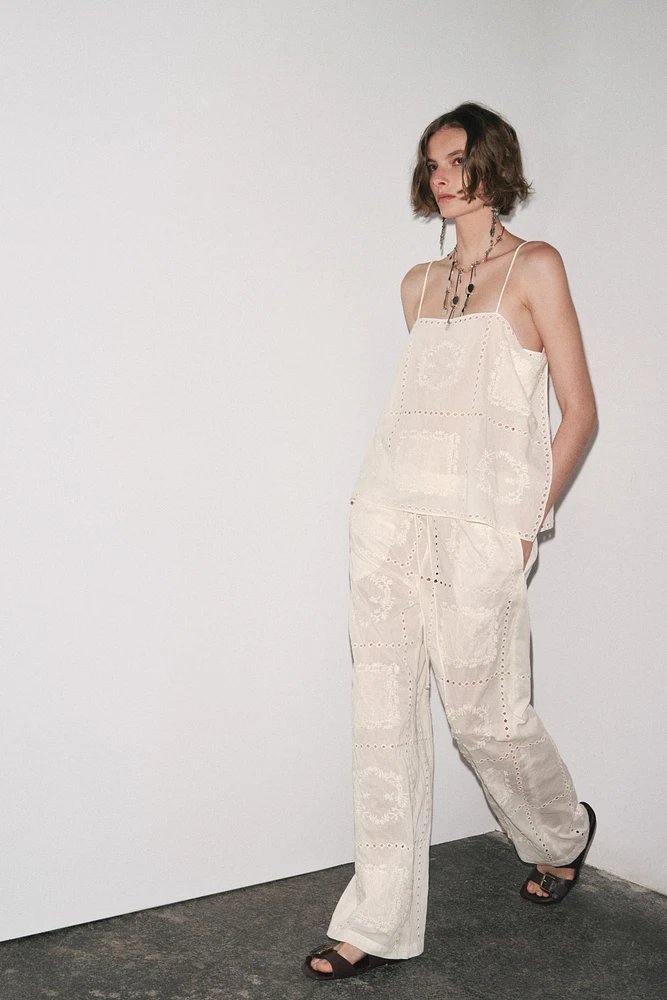 ZW COLLECTION EMBROIDERED TOP