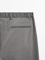 Pantalon relaxed fit à pinces