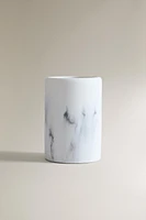 PORTE-BROSSES À DENTS EFFET MARBRÉ