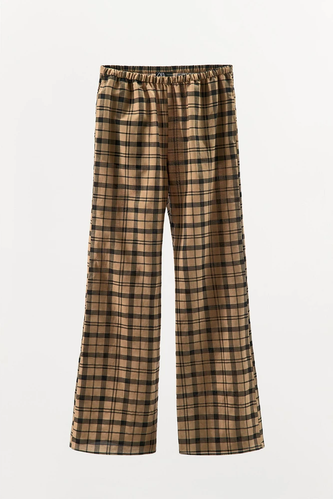 CHECKERED PAJAMA PANTS