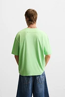 WASHED PRINT T-SHIRT