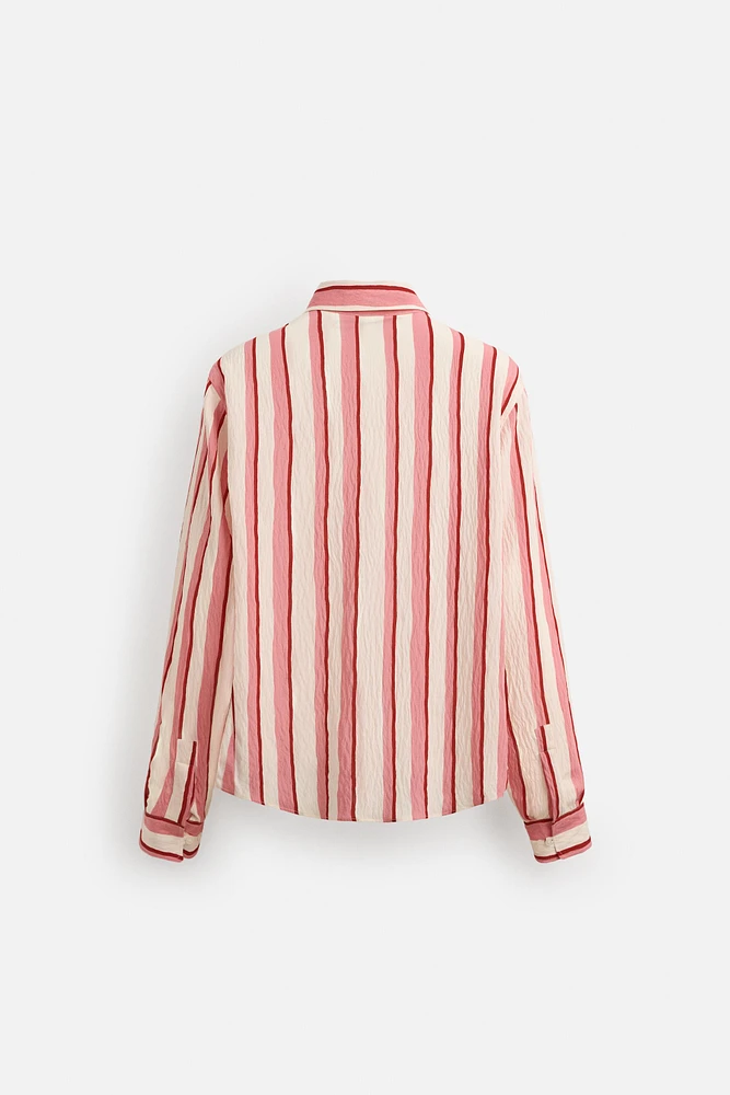 CHEMISE FLUIDE RAYURES