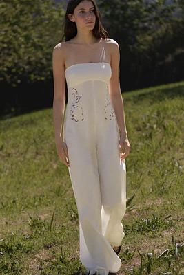 LONG EMBROIDERED JUMPSUIT