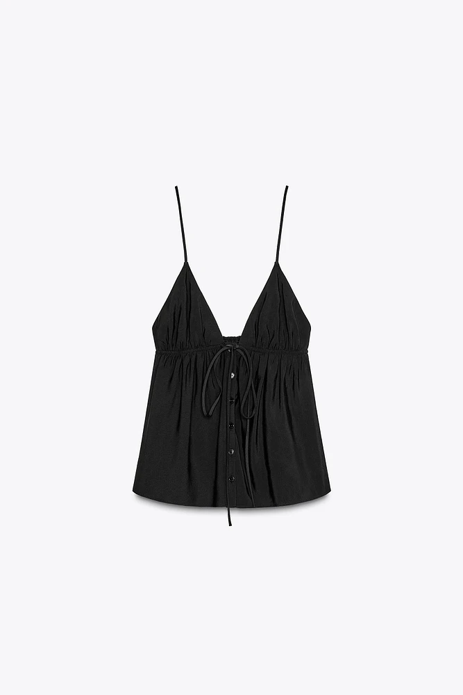 FLOWY STRAPPY TOP