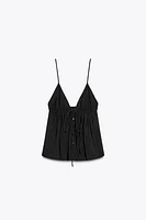 FLOWY STRAPPY TOP