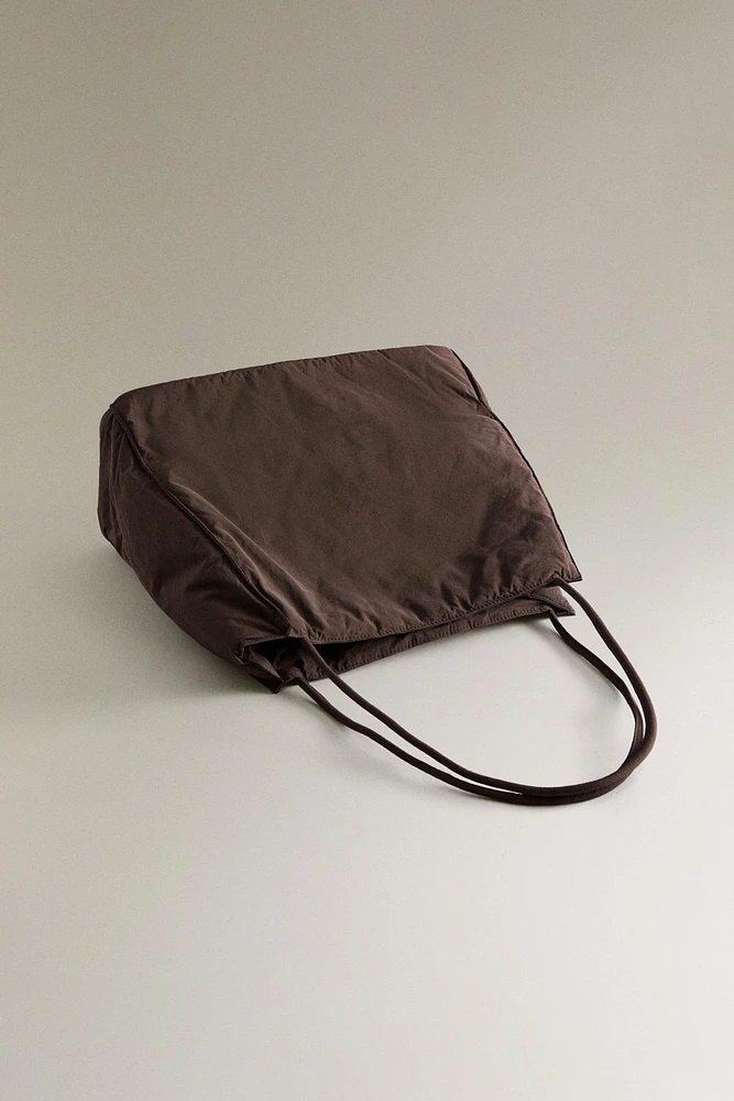 TECHNICAL FABRIC TOTE BAG