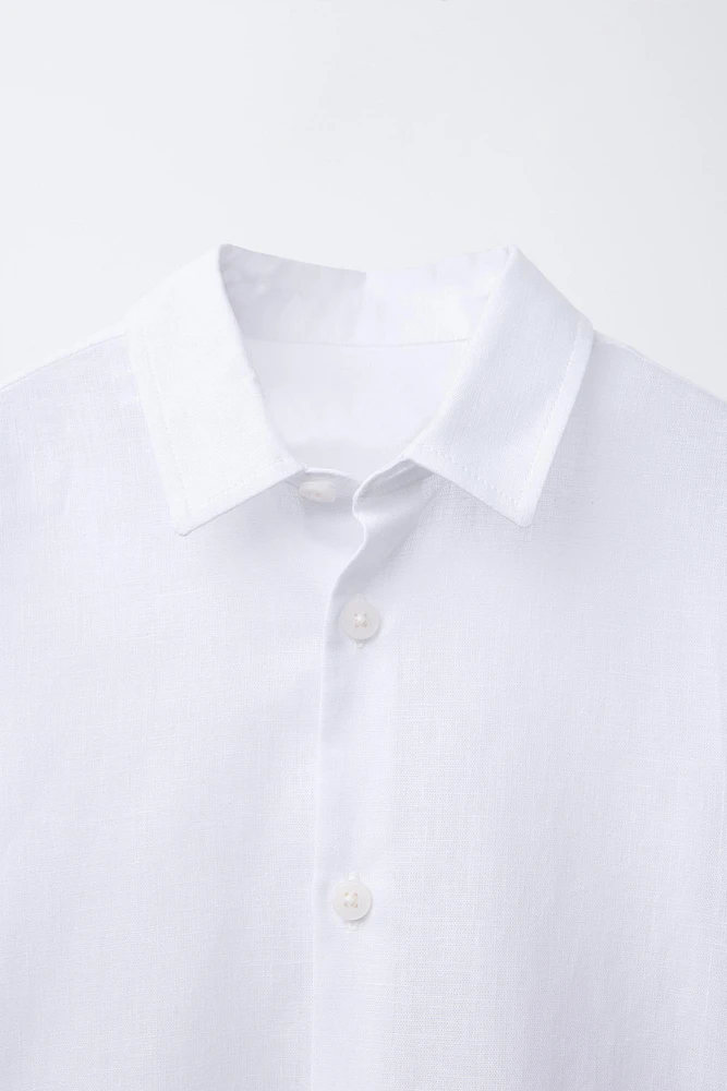 LINEN BLEND SHIRT