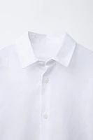 LINEN BLEND SHIRT