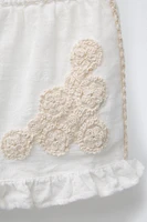 BERMUDA CROCHET VOLANTS