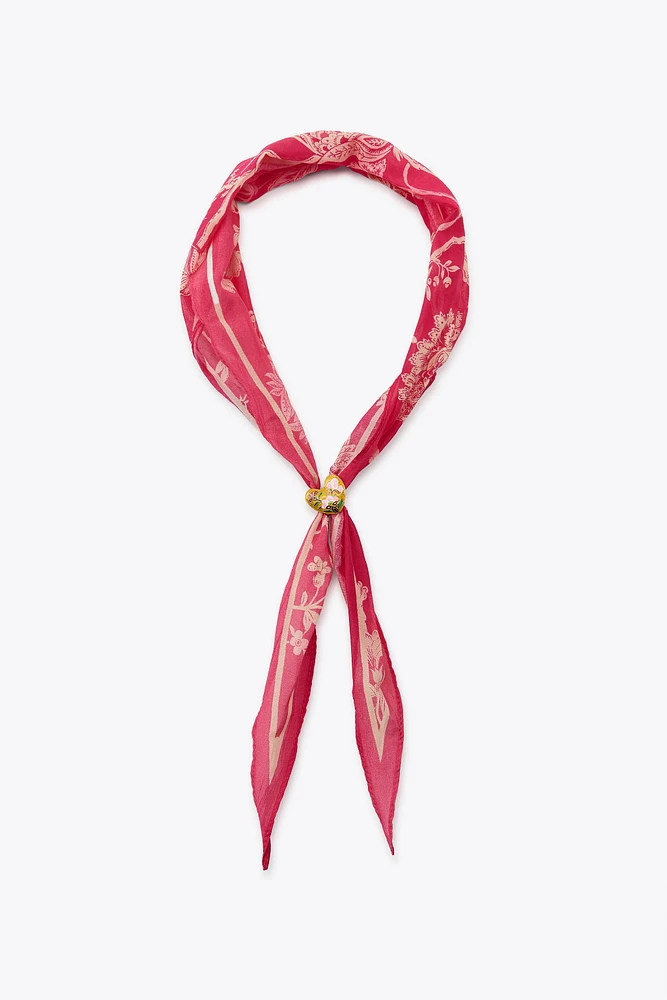 BANDANA IMPRIMÉ PIÈCE CŒUR