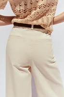 Z1975 BELTED HIGH-WAISTED CULOTTES