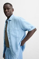 WASHED 100% LINEN SHIRT