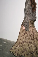 ZW COLLECTION PRINTED SKIRT