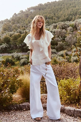 BLOUSE VOLANTS