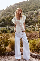 BLOUSE VOLANTS