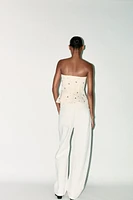 JEWEL STRAPLESS TOP