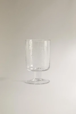VERRE À PIED MARTELÉ