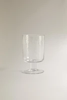 VERRE À PIED MARTELÉ