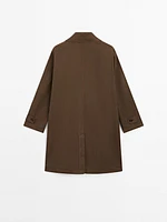 Cotton blend trench coat