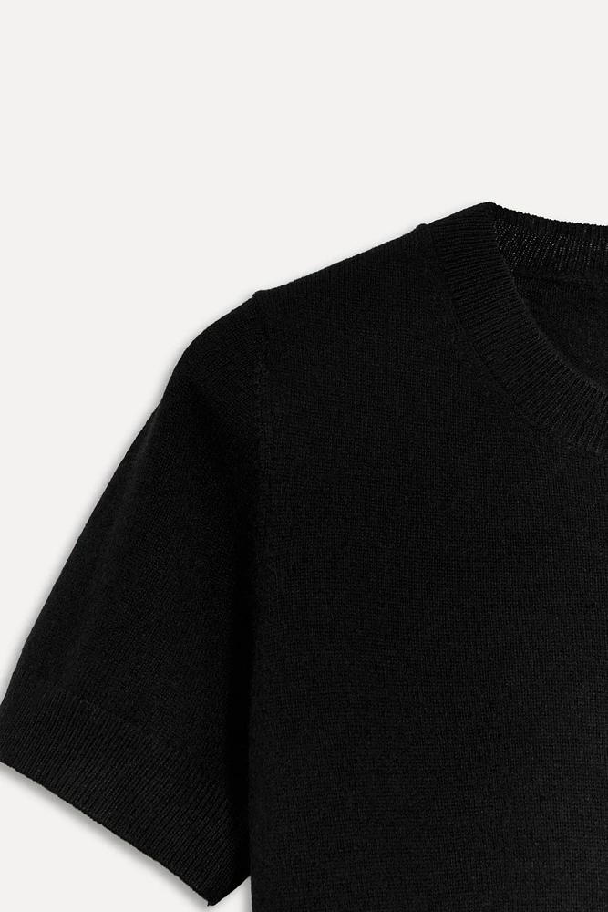 PULL EN CACHEMIRE À MANCHES COURTES 50E ANNIVERSAIRE