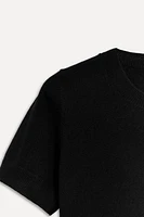 PULL EN CACHEMIRE À MANCHES COURTES 50E ANNIVERSAIRE
