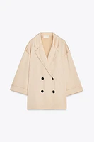 BLAZER EFFET PLISSÉ