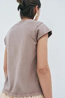 WASHED HEAVY COTTON T-SHIRT
