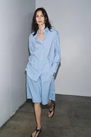 ZW COLLECTION STRIPED OVERSIZED SHIRT