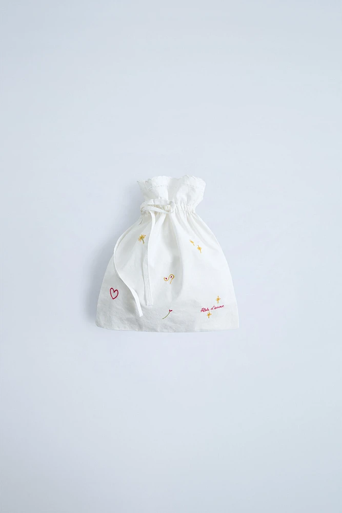 EMBROIDERED CLOTH BAG